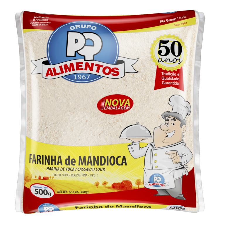 Farinha de Mandioca - Grupo PQ Alimentos